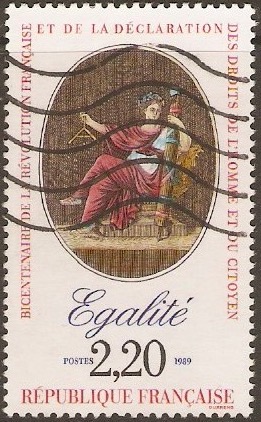France 1989 2f.20 Revolution series - Equality. SG2872.