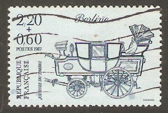 France 1989 2f.20 +60c Stamp Day. SG2874.