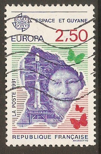 France 1991 2f.50 Europe in Space series. SG3029.