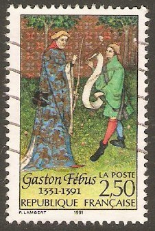 France 1991 2f.50 Gaston Febus Commemoration. SG3035.