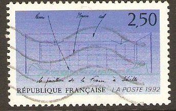 France 1992 2f.50 Worlds Fair Stamp. SG3063.