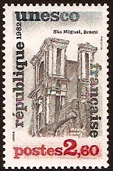France 1981 Drawing of San Miguel, Brazil. SGU28.