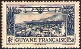 French Guiana 1933 Air Stamp. SG166.