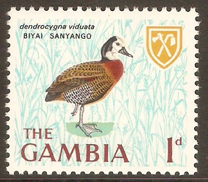 Gambia 1966 1d Birds series. SG234.