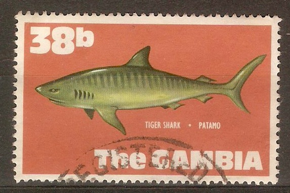Gambia 1971 38b Fishes series. SG278.