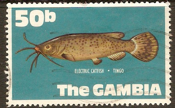 Gambia 1971 50b Fishes series. SG279.