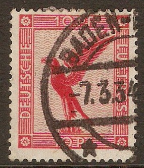 Germany 1926 10pf Carmine - Air stamp. SG393. - Click Image to Close
