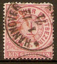 North German Confederation 1869 1g Rose-carmine. SG26.