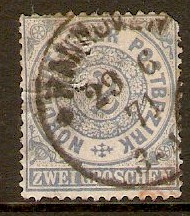 North German Confederation 1869 2g Ultramarine. SG27.