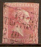 Prussia 1858 1sgr Carmine-rose. SG17.