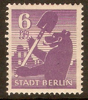 Germany 1945 6pf Stadt Berlin series. SGRA2.
