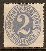 Schleswig Holstein 1865 2s Ultramarine. SG28.