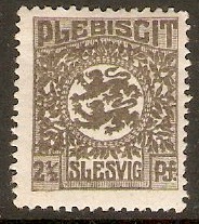 Schleswig 1920 2pf Grey. SG1.