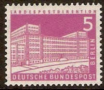West Berlin 1956 5pf Buildings and Monuments Series. SGB134.