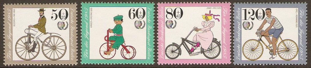 West Berlin 1985 Cycles Set. SGB697-SGB700.