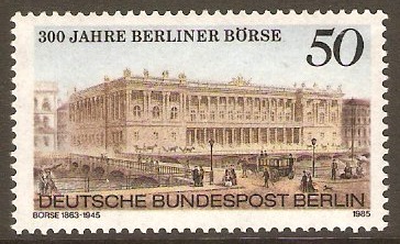 West Berlin 1985 50pf Stock Exchange Anniversary. SGB701.