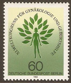 West Berlin 1985 60pf Gynaecology Congress. SGB703.