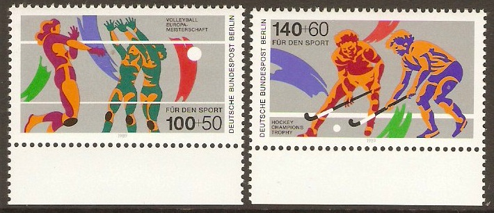West Berlin 1989 Sport Promotion Set. SGB817-SGB818.