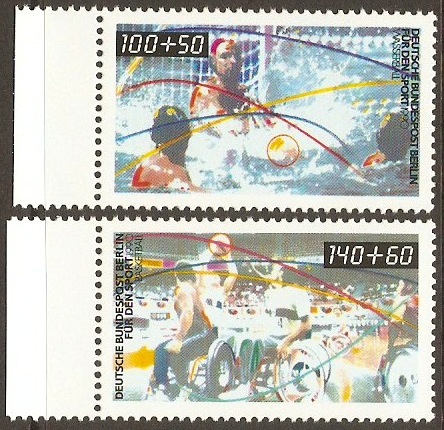 West Berlin 1990 Sport Promotion Set. SGB842-SGB843. - Click Image to Close