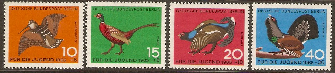 West Berlin 1965 Child Welfare Stamp Set. SG B261-B264.