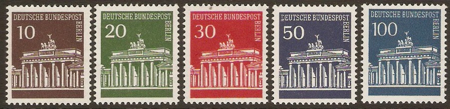 West Berlin 1966 Definitive Set. SG B281-B284a.