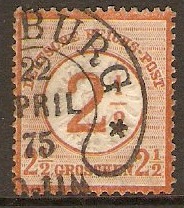 Germany 1872 2g Chestnut. SG29. - Click Image to Close