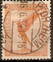 Germany 1926 50pf Orange. SG396.