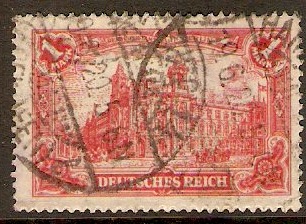 Germany 1920 1m Carmine-red. SG113.