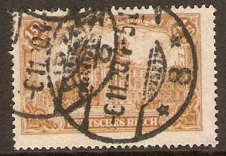 Germany 1920 1m.50 Yellow-brown. SG115.