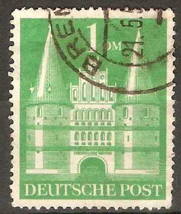 Germany 1948 1Dm Yellow-green-Type V. SGA132a.