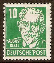 Germany 1948 10pf Bluish green - Portraits Series. SGR36