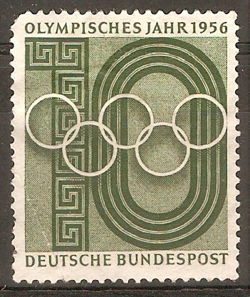 Germany 1956 10pf Olympic Year stamp. SG1157.