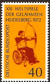 Germany 1972 Disabled Games Stamp. SG1626.