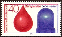Germany 1974 Emergency Services Stamp. SG1687.
