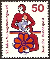 Germany 1975 Mothers Organisation Anniversary. SG1725.