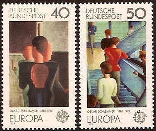 Germany 1975 Europa Stamps. SG1733-SG1734.