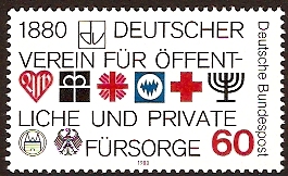 Germany 1980 Welfare Societies Stamp. SG1922.