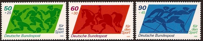 Germany 1980 Sport Fund Set. SG1924-SG1926.