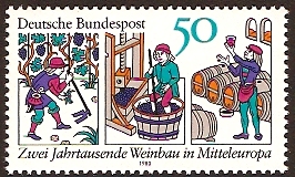 Germany 1980 Vine Growing Bimillenary. SG1942.