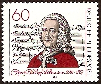 Germany 1981 Telemann Commemoration. SG1949. - Click Image to Close