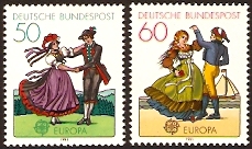 Germany 1981 Europa Stamps. SG1960-SG1961.
