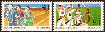 Germany 1982 Sport Fund Set. SG1991-SG1992.