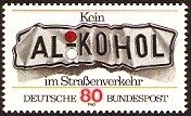 Germany 1982 Anti Drink and Drive Stamp. SG1999.