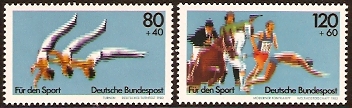 Germany 1983 Sport Fund Set. SG2022-SG2023.