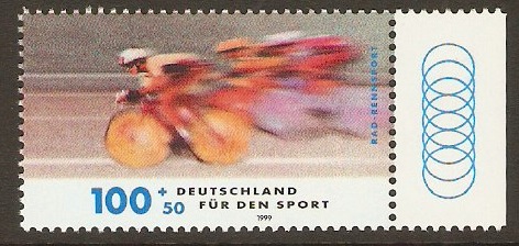 Germany 1999 100pf +50pf Cycle Racing Stamp. SG2886.