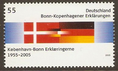 Germany 2005 55c Germany-Denmark Relations. SG3346.