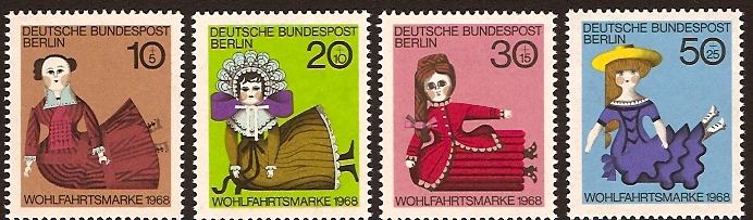West Berlin 1968 Dolls Set. SGB316-SGB319.