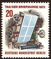 West Berlin 1972 Stamp Day. SGB423.