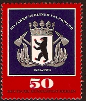 West Berlin 1976 Fire Service Anniversary. SGB507.