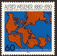 West Berlin 1980 Wegener Commemoration. SGB588.